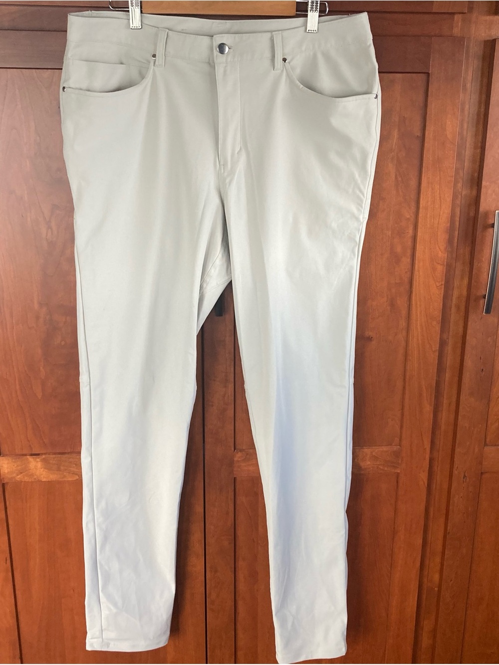 Lululemon Pants Men Performance ABC Travel Golf Casual Pants Light Beige. Size36
